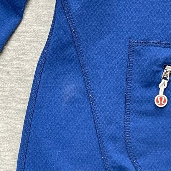 Lululemon Athletica Womens Blue Pullover Jacket Size 6 Half Zip - Picture 9 of 13